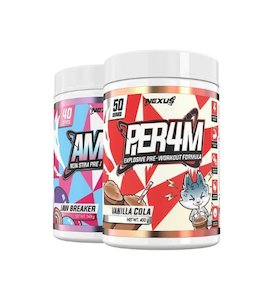 Nexus Sports Nutrition: Nexus PER4M + AMP3D Pre-Workout Stack