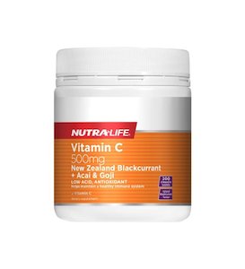 No Sale 2: NutraLife VITAMIN C 500MG NEW ZEALAND BLACKCURRANT + ACAI & GOJI