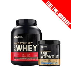 Bogo Optimum Nutrtion Whey 5lb + Pre Workout