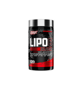 NUTREX LIPO-6 BLACK FAT BURNER 120 Cap