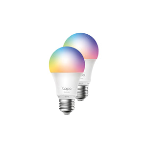 Computer peripherals: TP-Link L530E Tapo Smart Wi-Fi LED Bulb 16M Colours E27 Twin Pack