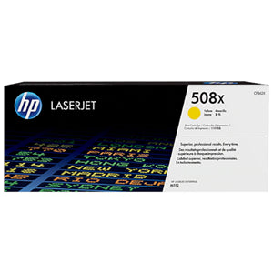 Computer peripherals: HP 508X Yellow High Yield Toner