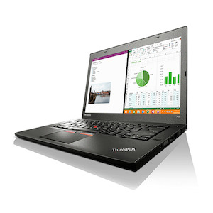 Computer consultancy service: Lenovo ThinkPad T450 Ex Lease Laptop i5-5200U Dual Core 2.3GHz Turbo 2.9GHz 8GB RAM 240GB SSD 14" Webcam Windows 10 Pro Report Refurbished A Grade