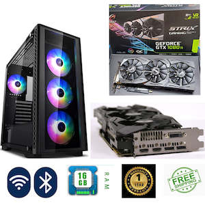 Computer consultancy service: Gaming PC Ryzen 5 5500 16GB RAM 240GB SSD 2TB HDD GTX 1650 4GB Graphics Card Wi-Fi and Bluetooth Ready Windows 10 Loaded