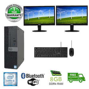 Dell Business PC Office Combo Dell OptiPlex 7040 PC SFF Refurbished i5 2.5GHz 8G…