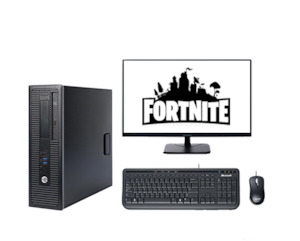 Gaming Bundle Fortnite Ready HP EliteDesk PC i5 3.60 GHz Windows 10 Home 22 Inch…