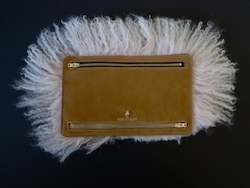 Globehopper Wallet - Buff Cow Suede / Candyfloss Lambswool