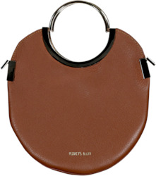 Vongole Circle Tote - Chestnut