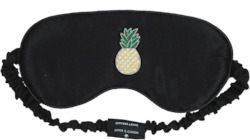 Mulberry Sleep Mask - Tropics (Black)