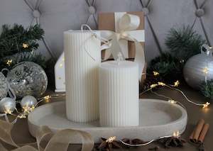 Candle: Pillar Candle Duo