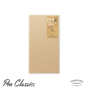 Traveler's Notebook Regular Refill 014 - Kraft Paper Notebook