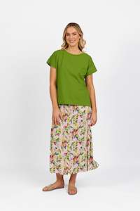 Vassalli - 4363  Cotton Top - Pear - 50% Off