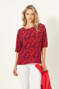 Lemon Tree - Sybil Top - LT903 - Floral Print - 30% Off