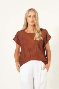 Lemon Tree - Melani Top - LT911 - Hazel - 50% Off