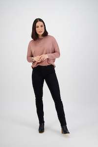 Womenswear: Vassalli - 234DN - Pull On -  Black Denim