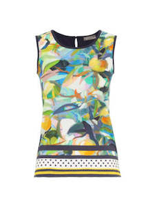 Dolcezza - Sleeveless Kit Top 24642 - 50% Off