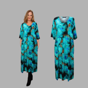 Bittermoon - Dallas Dress - D518 - Turquoise