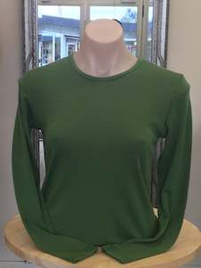 Womenswear: Bay Rd Merino Crew Neck - BR840 - Vine