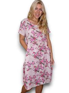 Helga May Jungle Dress - 382447 - Baby Pink Far Away Rose