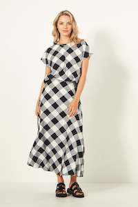 Womenswear: Lemon Tree - Valeria Skirt - LT965 - Gingham