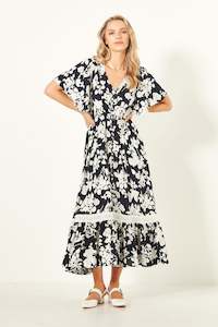 Lemon Tree - Jolander Dress - LT946 - Navy Floral