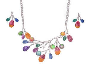 Colourful Branches Necklace - NC3756