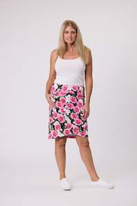 Democracy - Vera Skirt Black Rose D7006