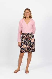 Womenswear: Vassalli - Printed Cotton Skirt - 372AV - Freya - 40% Off