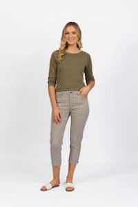 Vassalli - Skinny Leg 7/8 Pant - 5509LW - Sahara - 50% Off