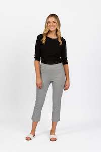 Womenswear: Vassalli 297 - 7/8 Check Pull-on Pant - 50% Off