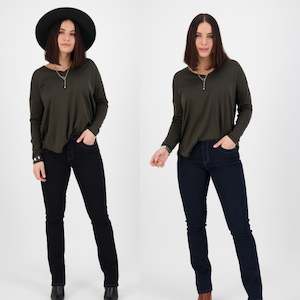 Womenswear: Vassalli - Denim - 9901 Black or Indigo