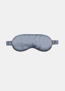 powder blue silk eye mask