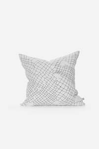 Small Cushions: white net small cushion - last one!