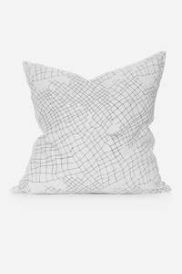 white net large cushion - last one!