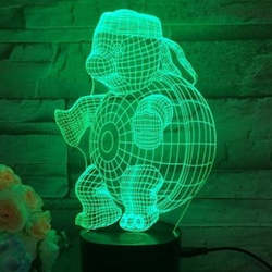 3D Light with Bluetooth Speaker - Animals