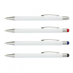 Marketing consultancy service: Lancelot Metal Stylus Pen – White Barrel