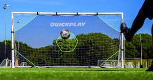 COMBO: Q-Fold Folding Goal (triangle shape), Target Net and Football