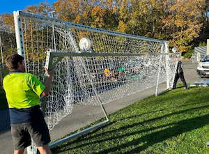 Velocity Portable Folding Football Goal - 5m x 2m