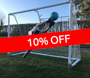 Backyard Indoor Sports Gear: Alpha Hybrid uPVC Alu Match Goal