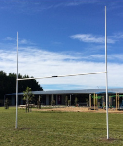 Aluminium Rugby Posts with Sleeve Base - 6m