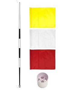 Tournament Pole , Flag & Putting Cup Set