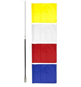 Fathers Day: Traditional Pole, Flag & Aluminium Cup Set