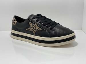 Footwear: Pixie Leather Lace Up Casual - Star A & E