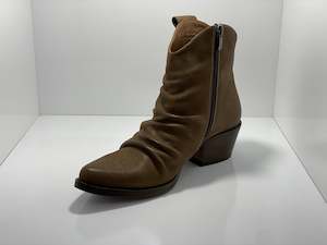 Footwear: Sofia Mare Zip Leather Boot