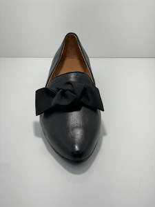 Shade Slip On Leather Shoe with Bow