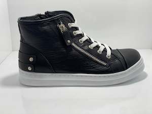 Footwear: Cabello EG15 Leather Boot with Zip & Lace