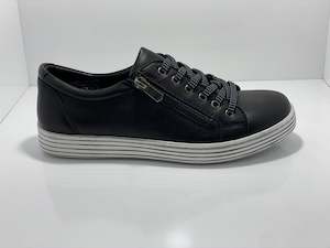 Footwear: Unity Leather Sneaker Zip & Lace Cabello