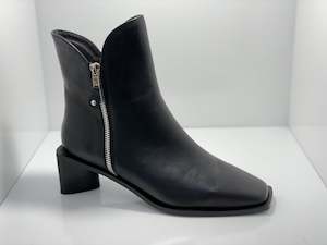 Rocha Leather Boot with Funky Heel