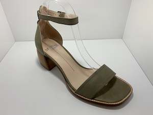 Footwear: Beleev Leather Stacked Heel Square Toe Mollini