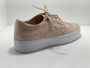 Footwear: Leon Leather Sneaker with Zip